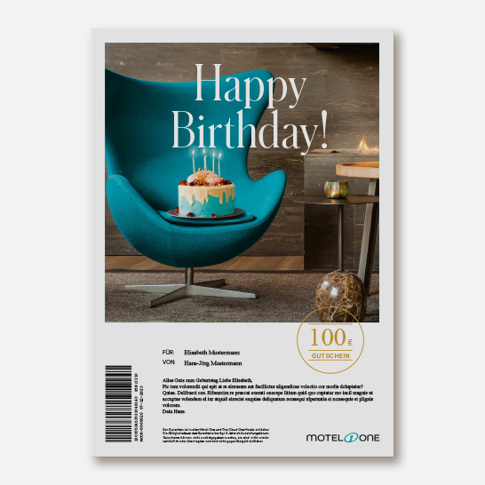 Motel One Happy Birthday