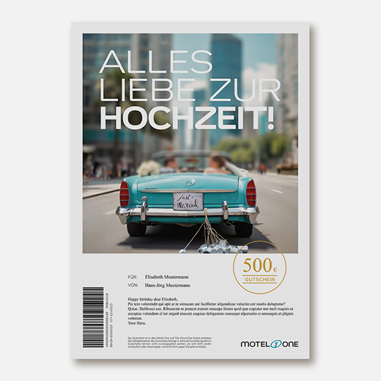 Motel One Alles Liebe zur Hochzeit