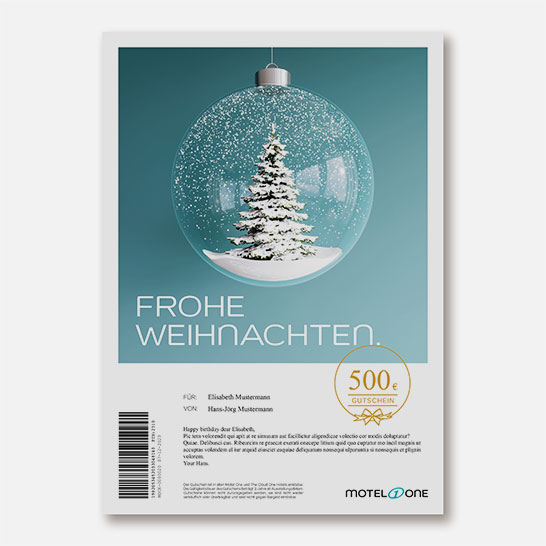 Motel One Frohe Weihnachten